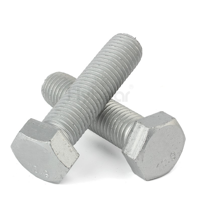 合金钢先热处理后滚牙外六角全牙螺栓GB/T5783-2016