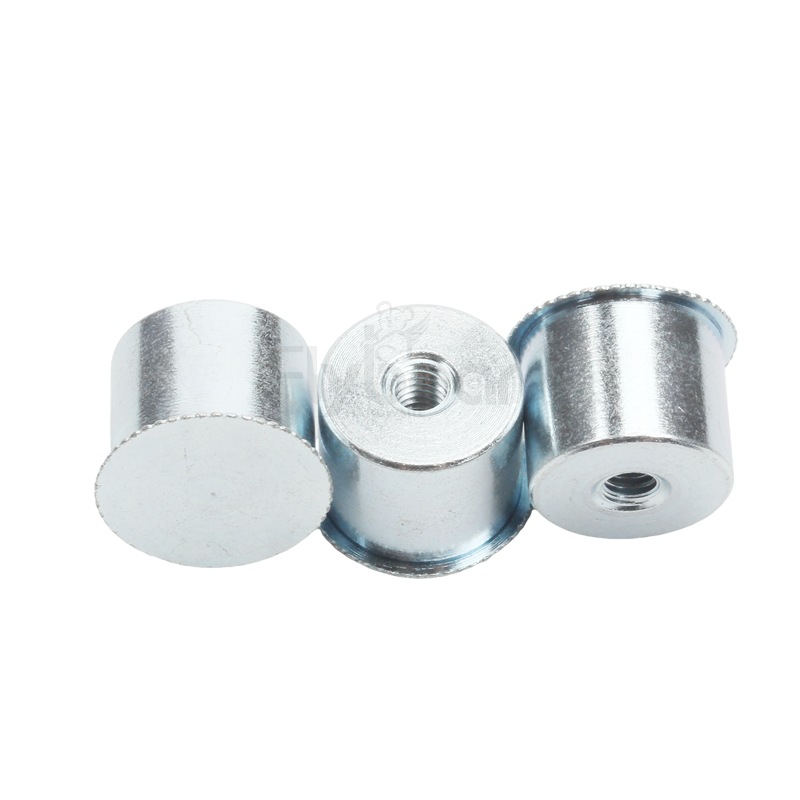 SUM24L易切削钢环保蓝白锌AD33794318定制V型压铆螺母