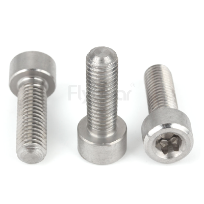 不锈钢C3-80内六角圆柱头全牙无滚花螺钉GB70.1